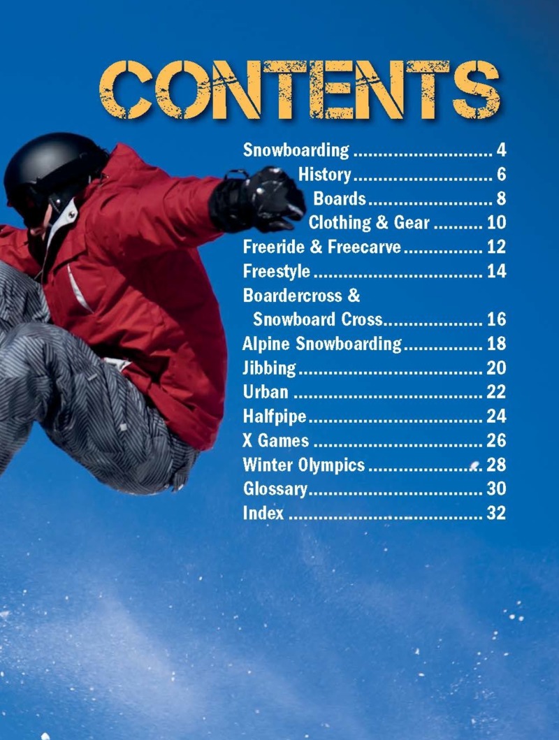 Action Sports: Snowboarding book cover