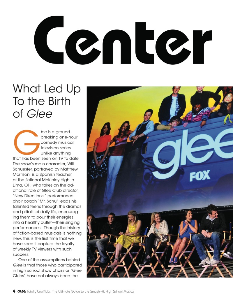 Glee Totally Unofficial: The Ultimate Guide — page 1