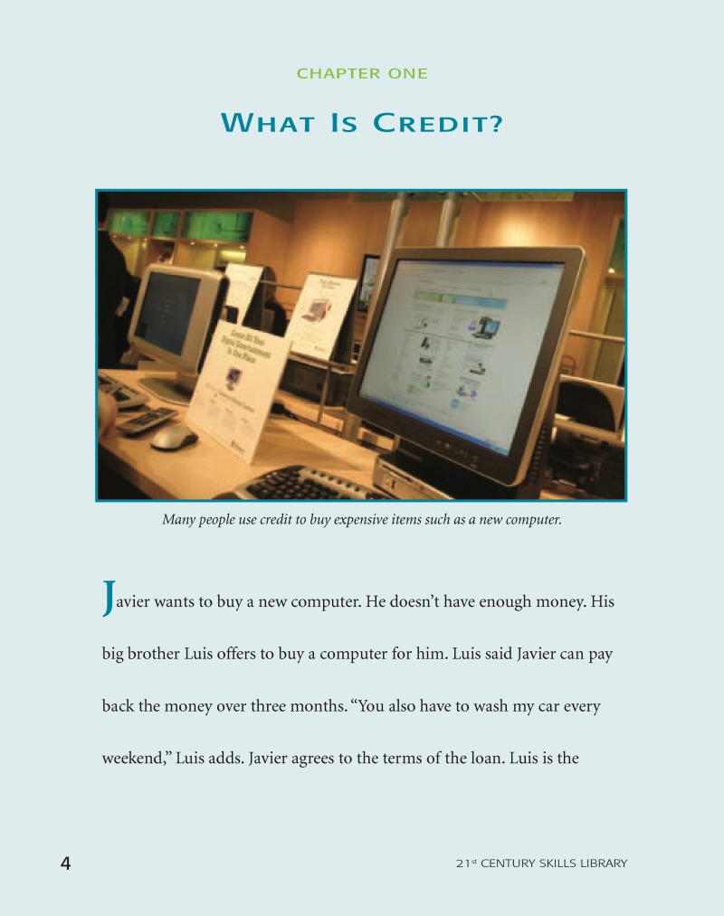 Real World Math: Using Credit Wisely — page 1