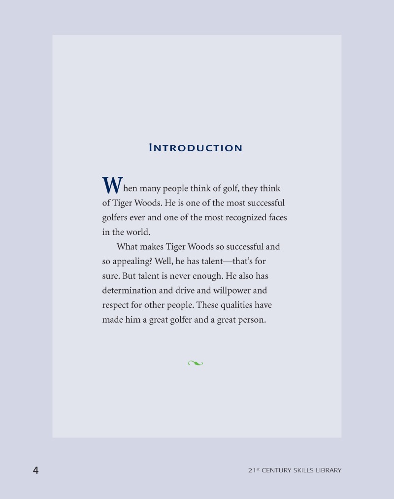 Life Skill Biographies: Tiger Woods — page 1