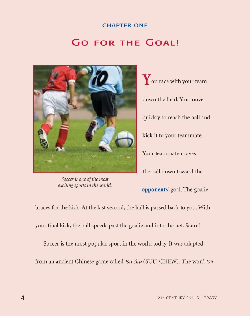 Real World Math: Sports, Soccer — page 1