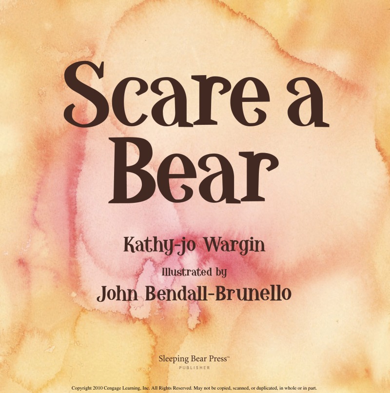 Scare a Bear book cover