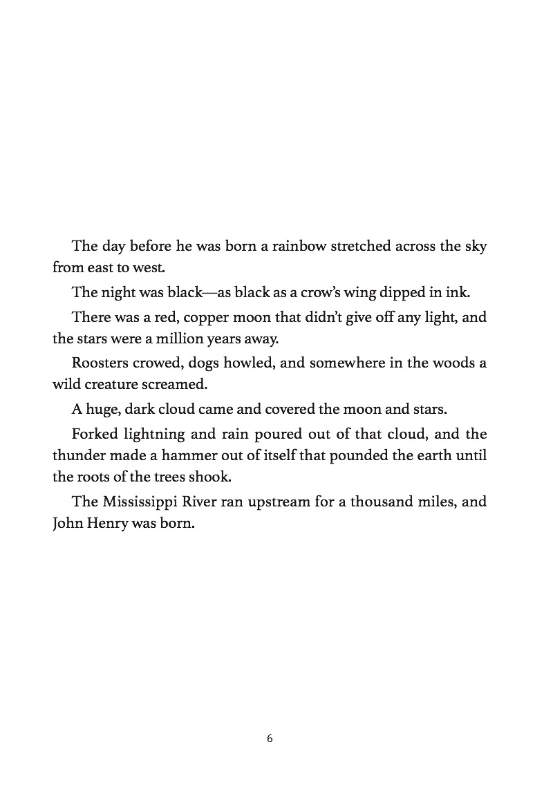 A Natural Man: The True Story of John Henry — page 1