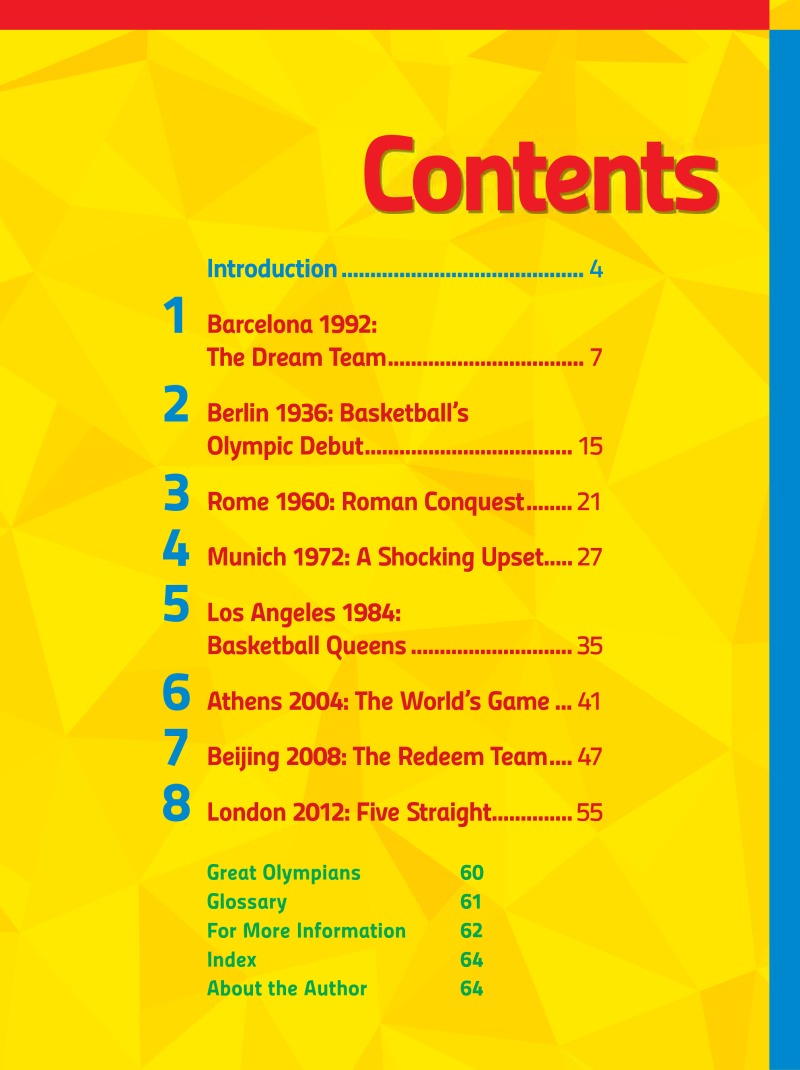 Great Moments in Olympic Basketball book cover
