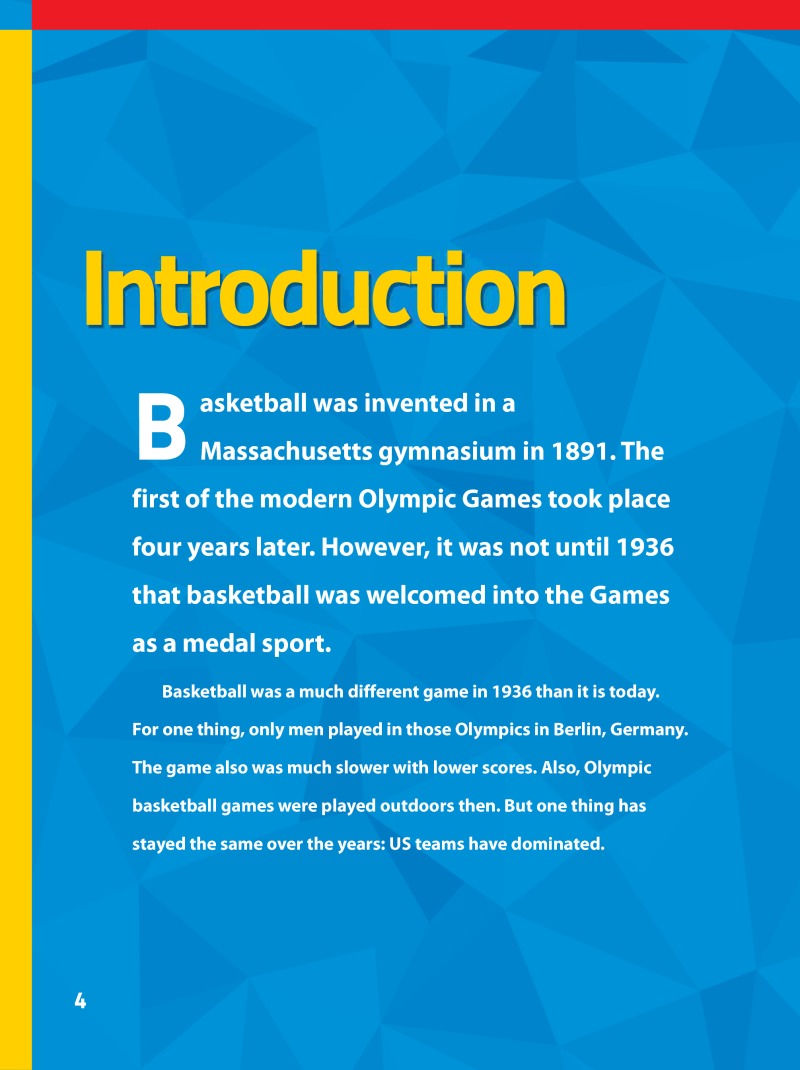 Great Moments in Olympic Basketball — page 1