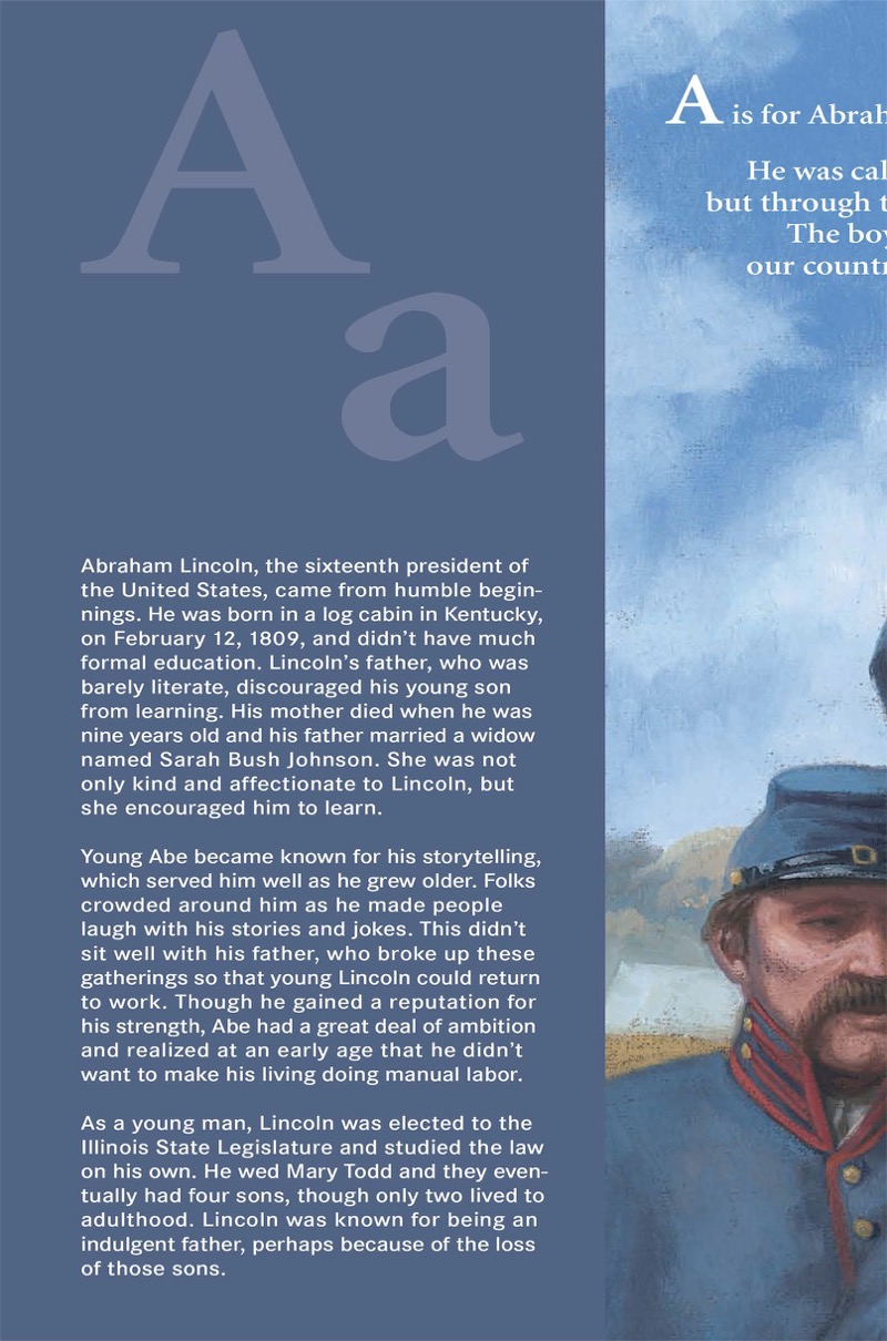 B is for Battle Cry: A Civil War Alphabet — page 1