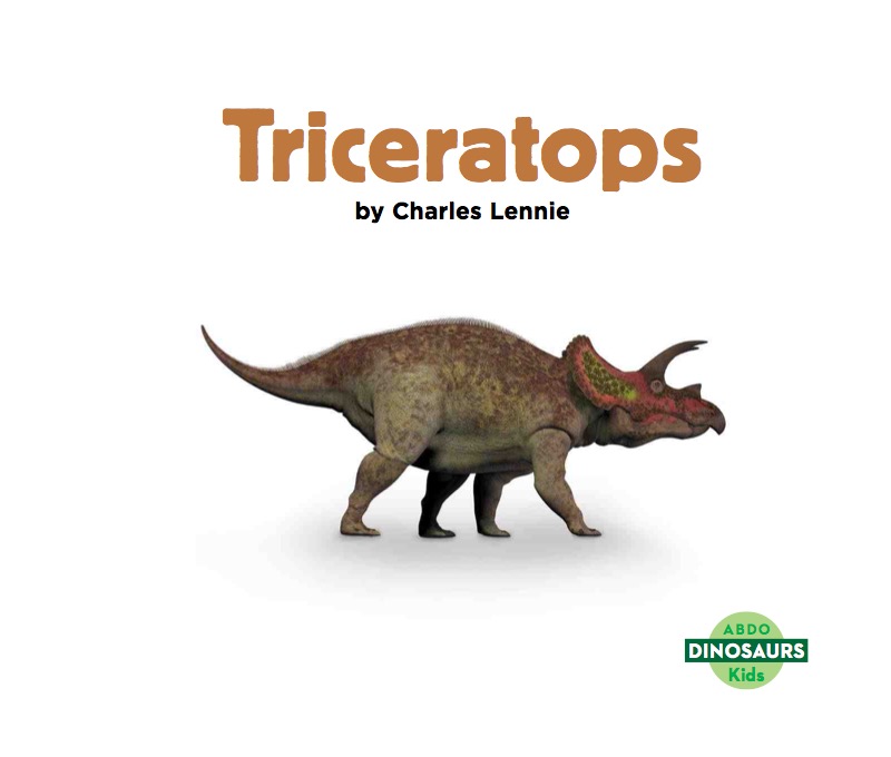 Triceratops book cover