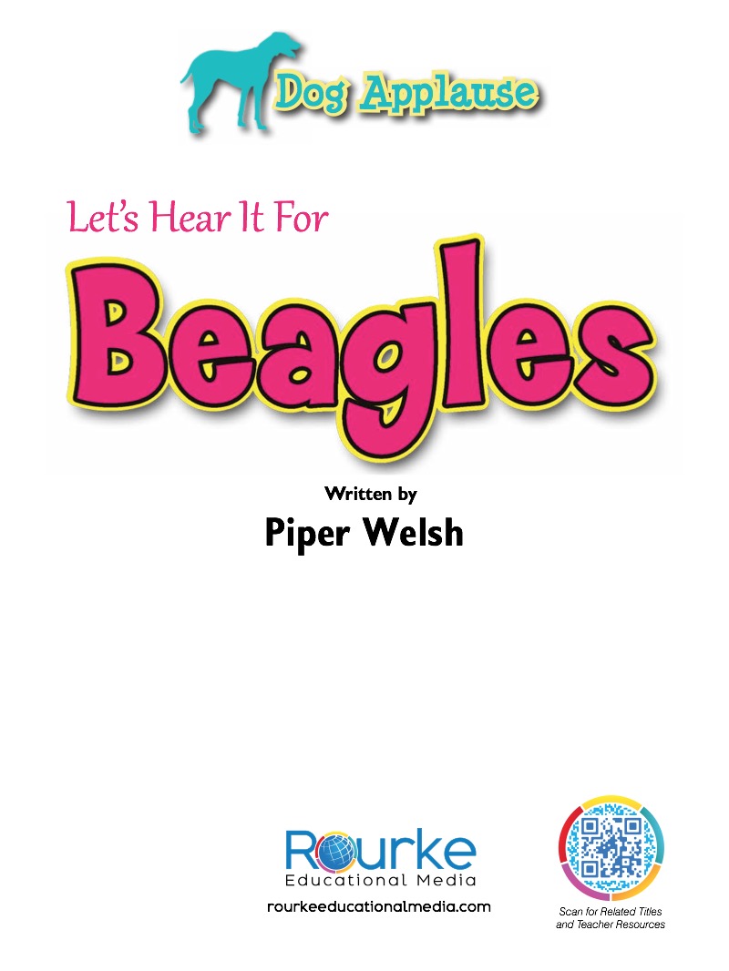 Let's Hear It For Beagles book cover