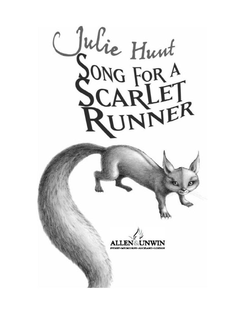 Song for a Scarlet Runner book cover