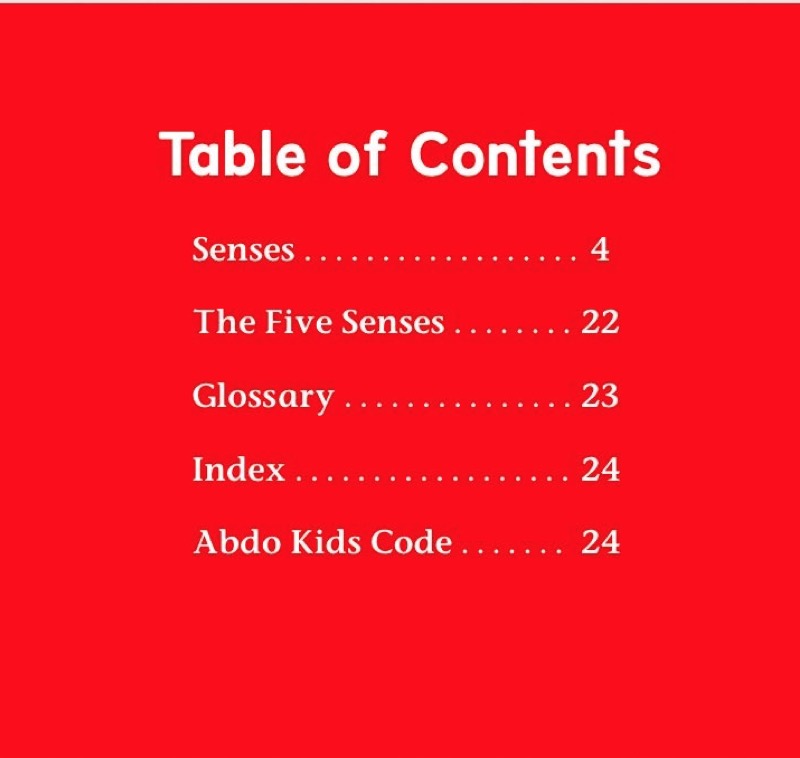 The Five Senses book cover