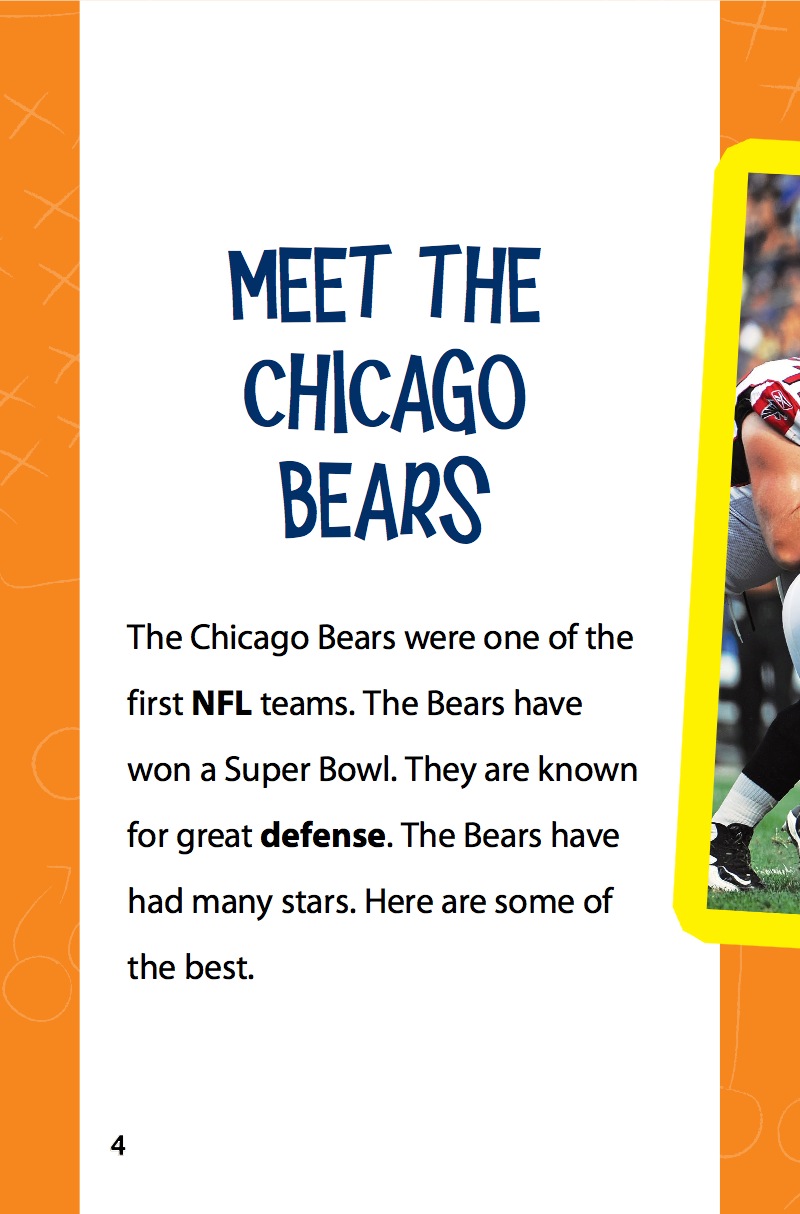 Superstars Of The Chicago Bears — page 1