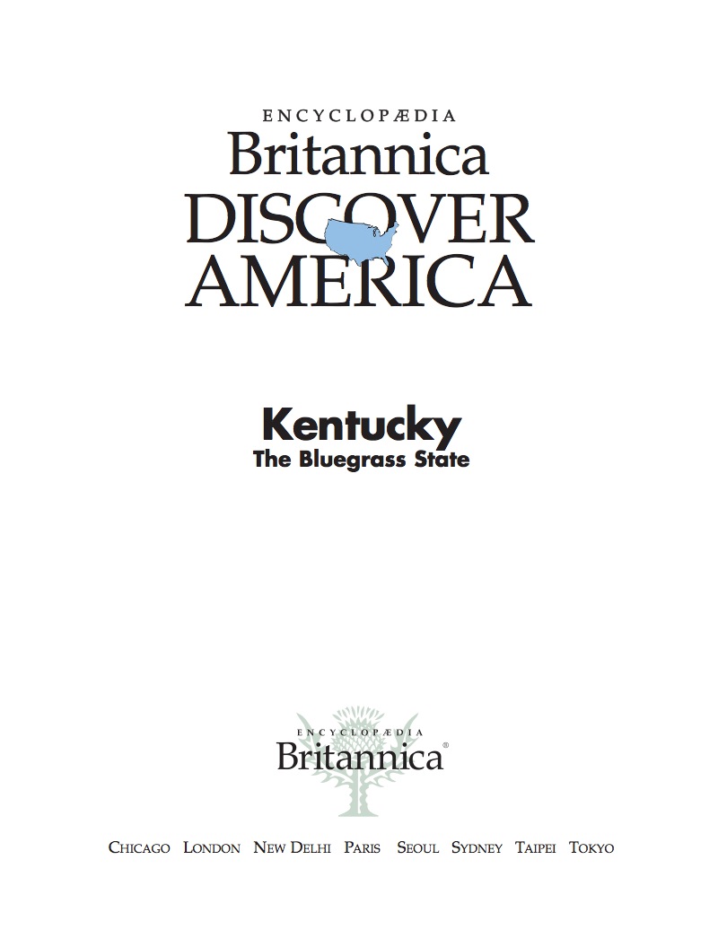 Kentucky: The Bluegrass State book cover