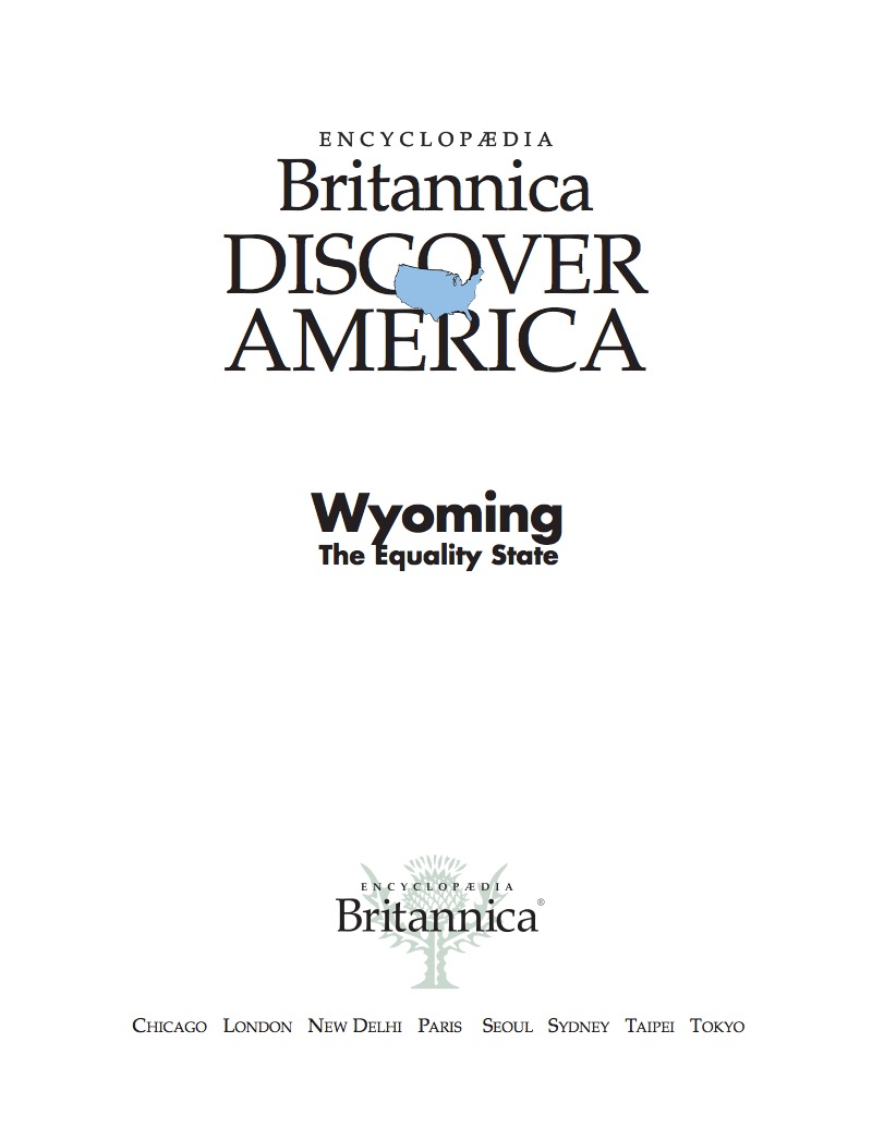 Wyoming: The Equality State book cover