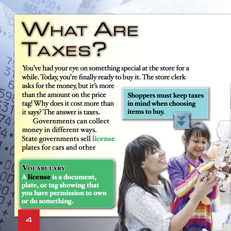 What Are Taxes? — page 1