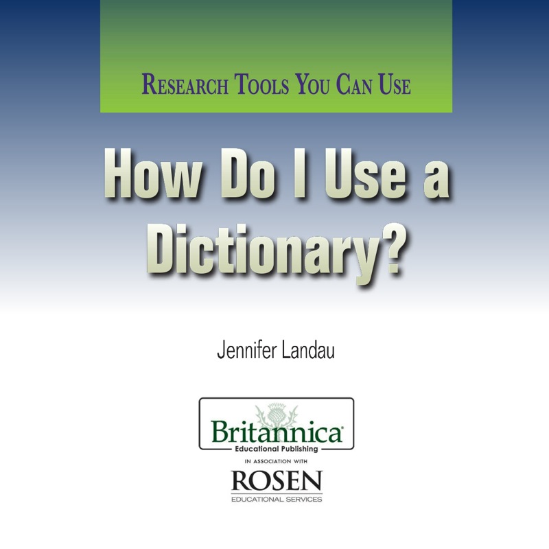 How Do I Use a Dictionary? book cover