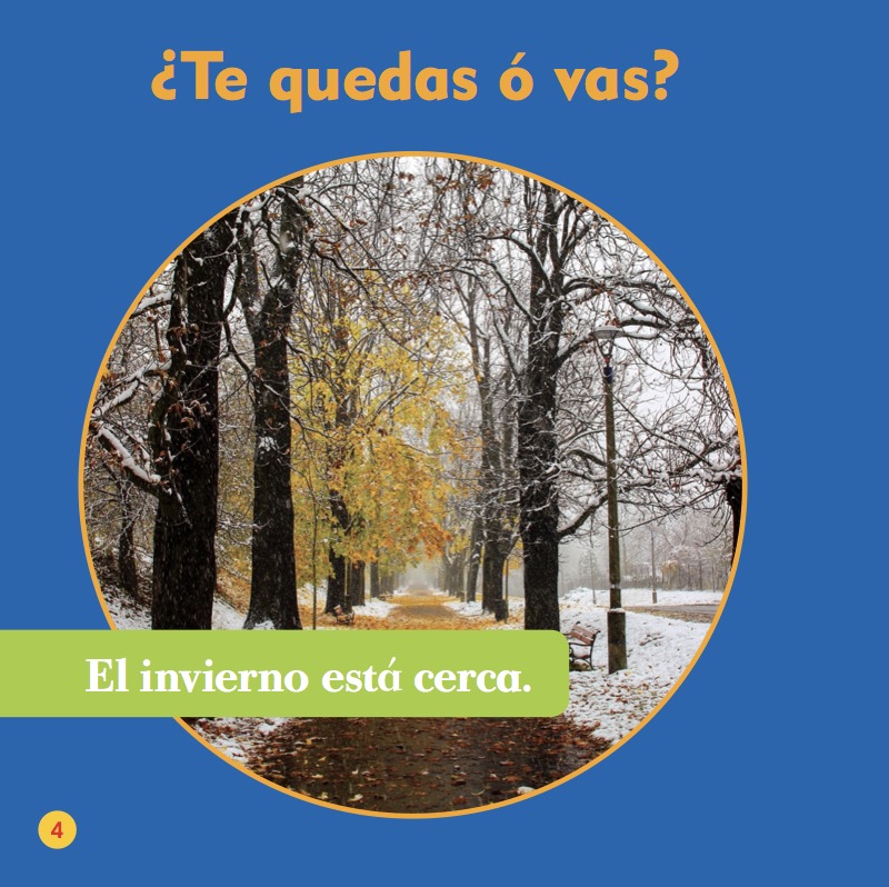 Las Aves en el Invierno (¿Qué Pasa en el Invierno?) — page 1