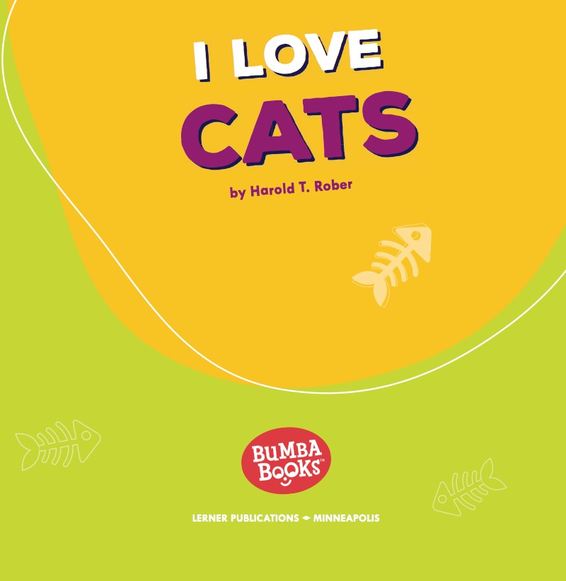 I Love Cats book cover