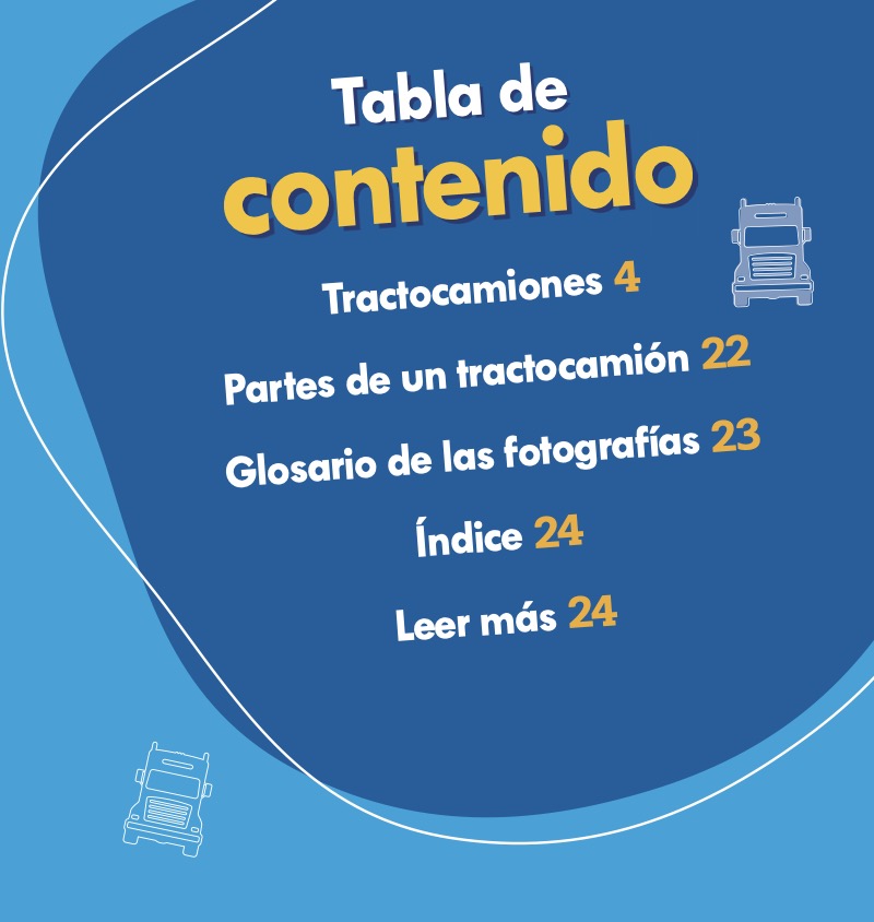 Tractocamiones en acción (Big Rigs on the Go) book cover