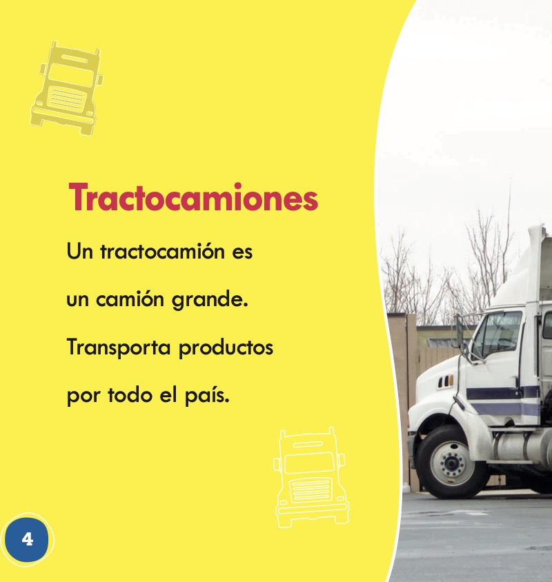 Tractocamiones en acción (Big Rigs on the Go) — page 1