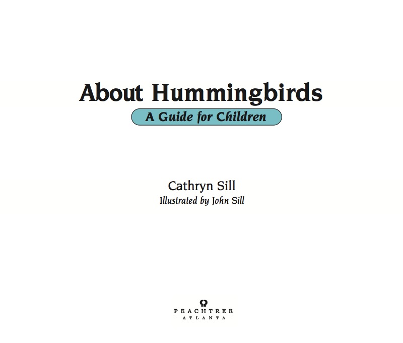 About Hummingbirds book cover
