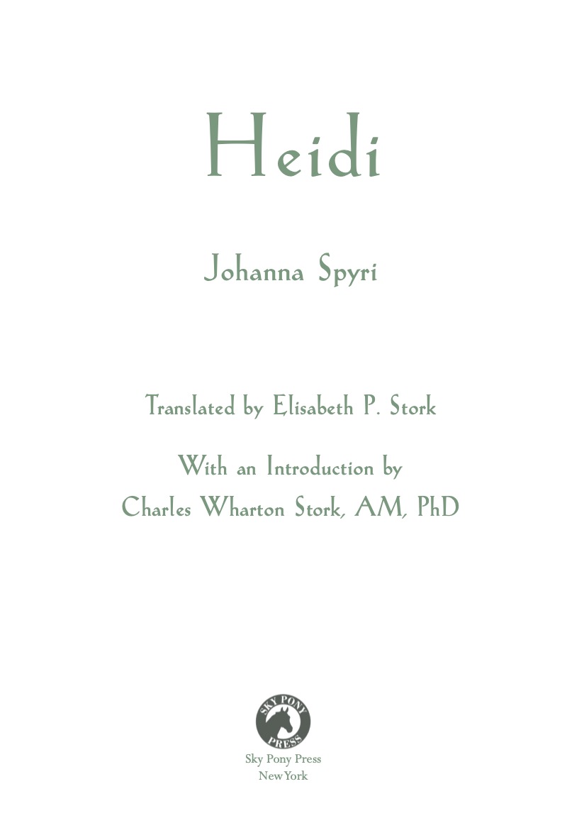 Heidi book cover