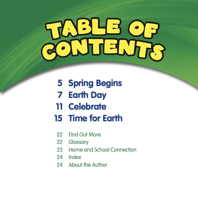 We Celebrate Earth Day in Spring book cover