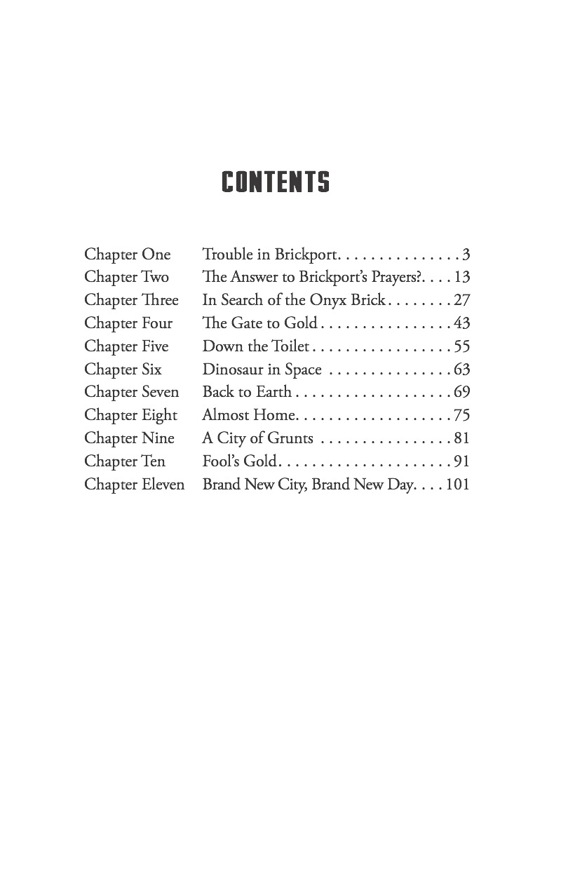 Rick Brick and the Quest to Save Brickport: An Unofficial LEGO Novel — page 1