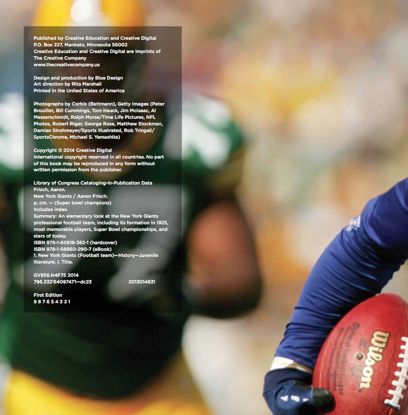 New York Giants — page 1