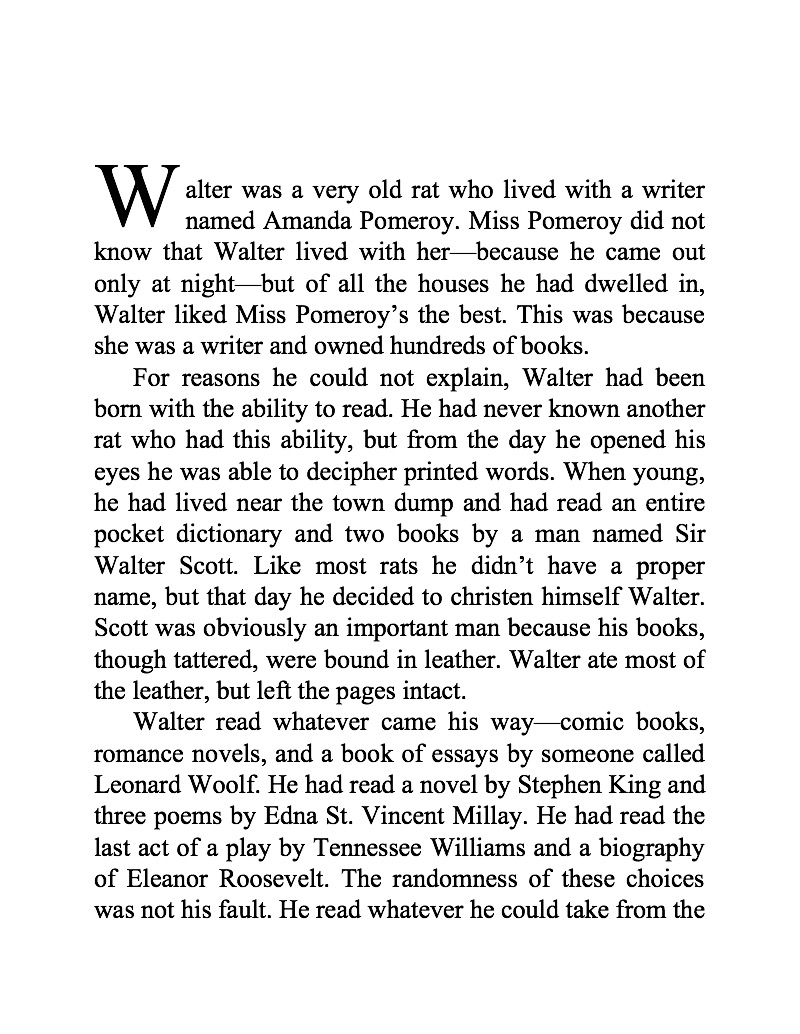 Walter: The Story of a Rat — page 1