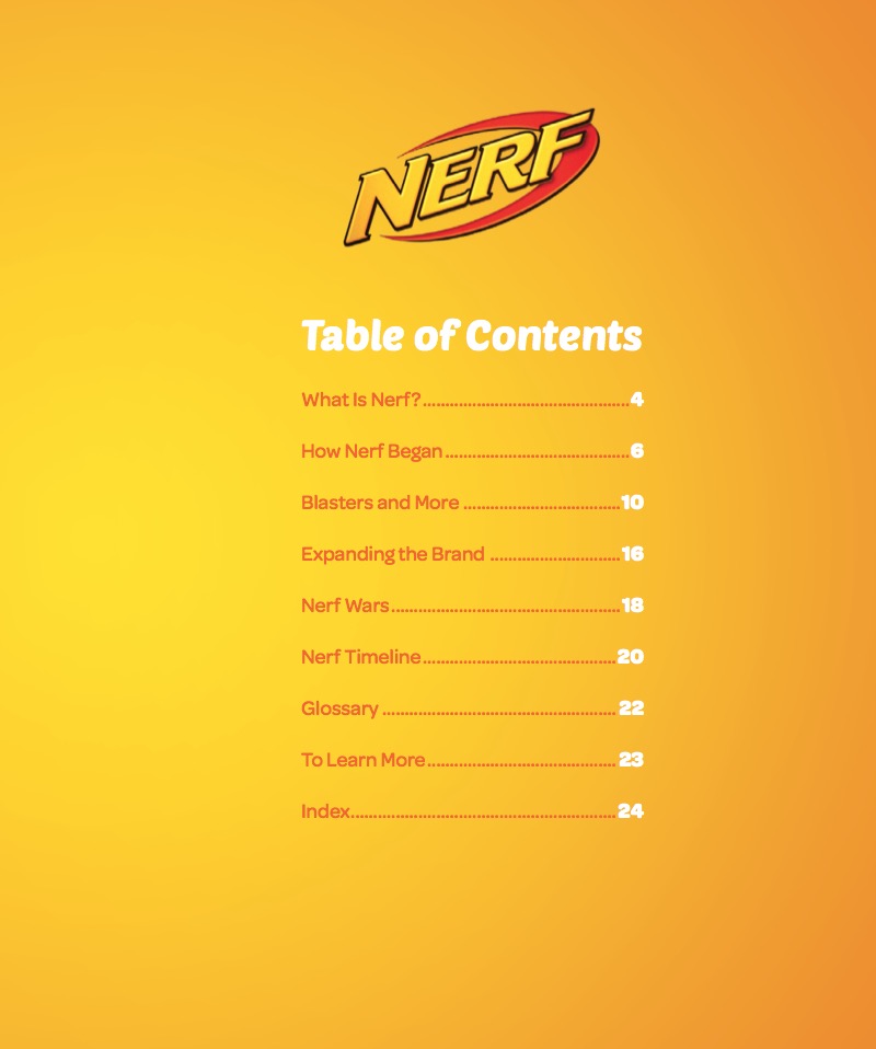 Nerf book cover