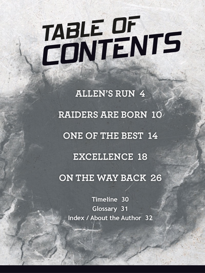 Oakland Raiders book cover
