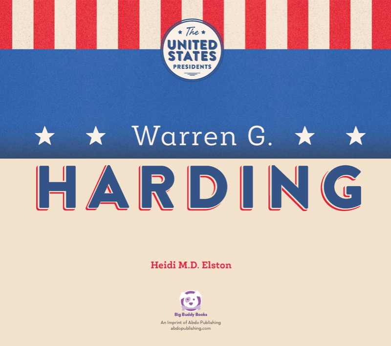 Warren G. Harding book cover