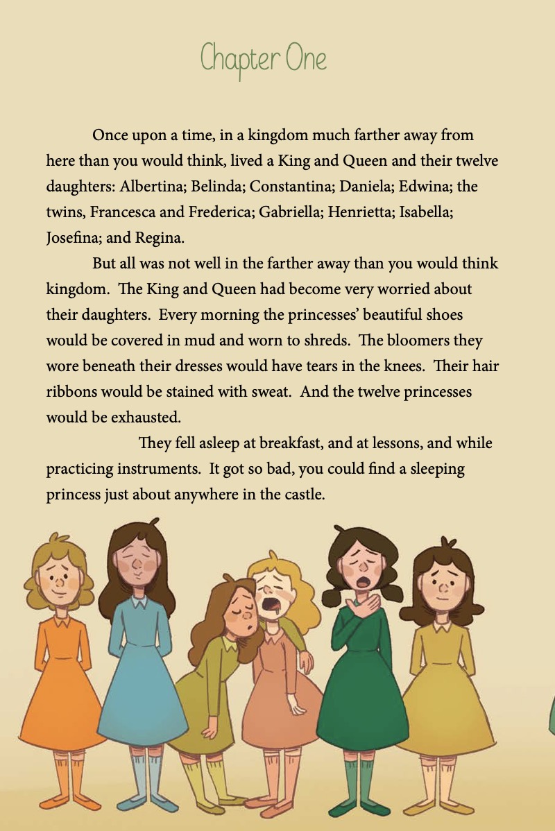 Twelve Terribly Active Princesses Who Were Not Exactly Dancing — page 1