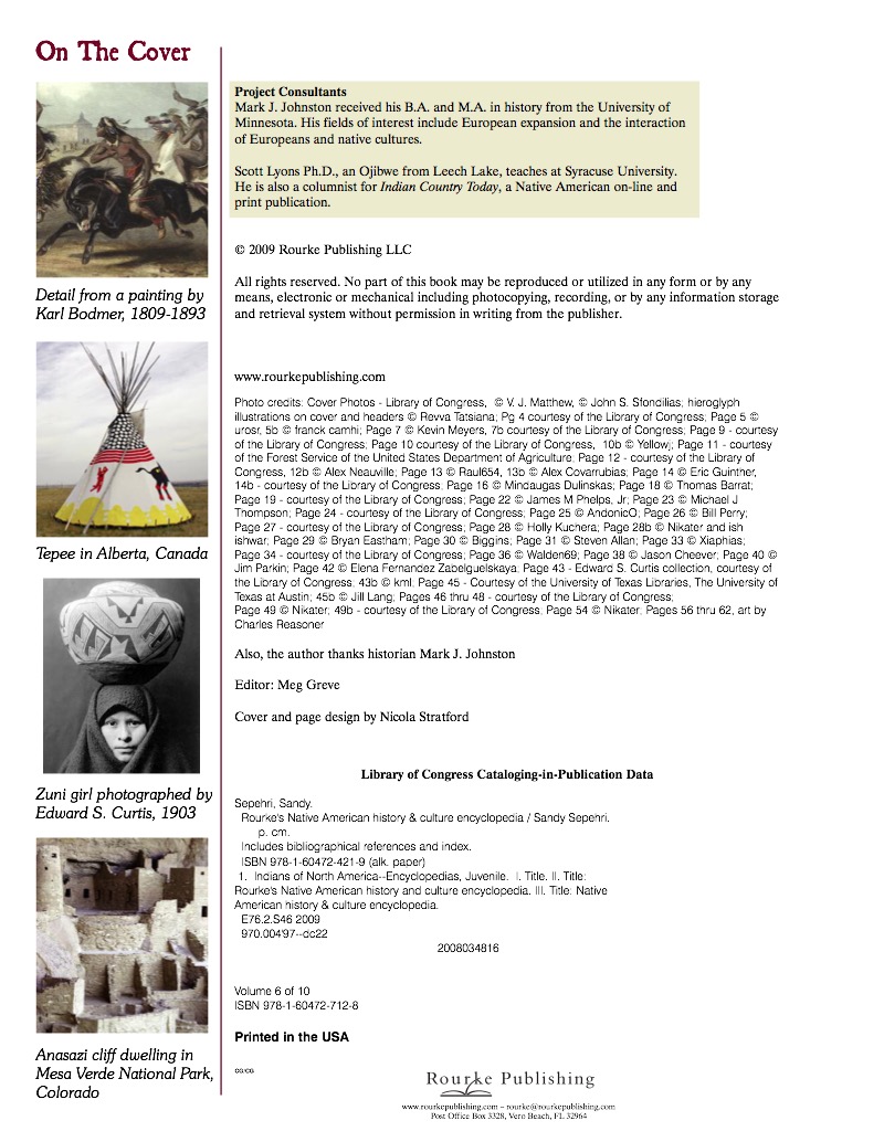 Native American Encyclopedia Massasoit To Pamunkey — page 1
