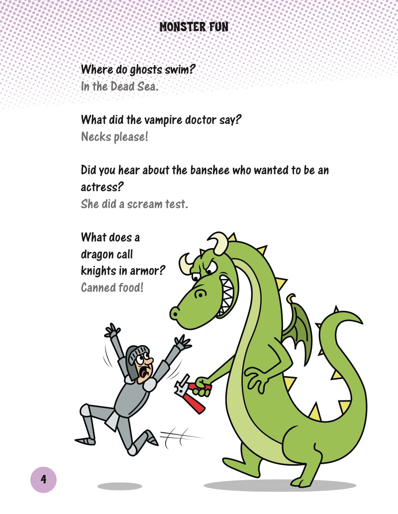 The Monster Fun Joke Book — page 1