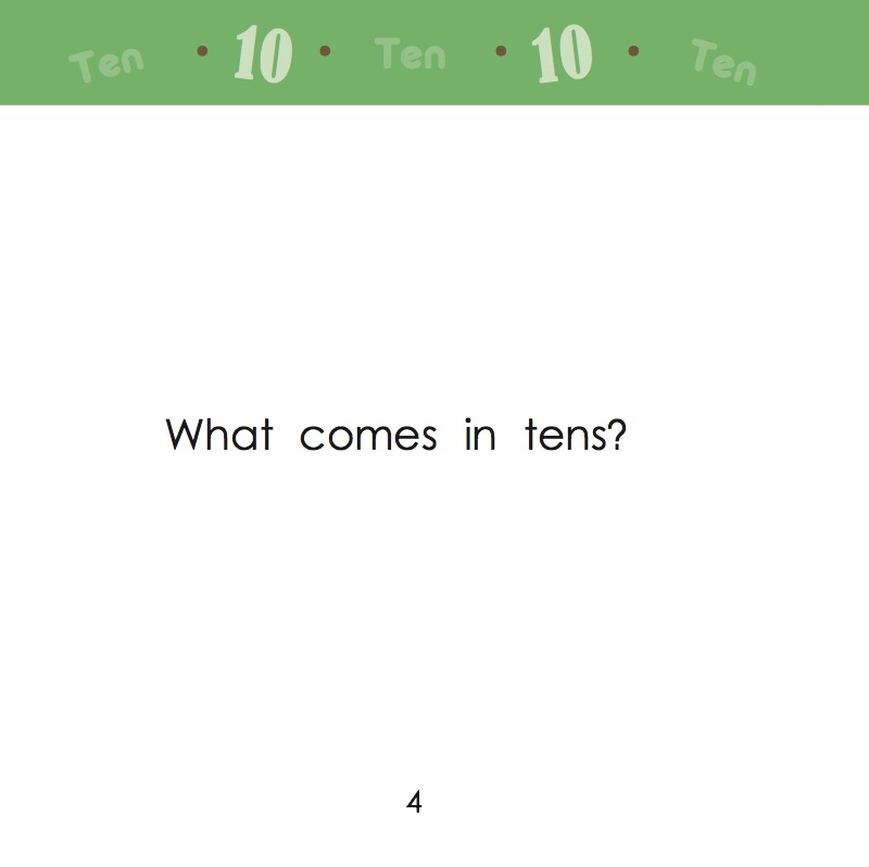 Counting by: Tens — page 1