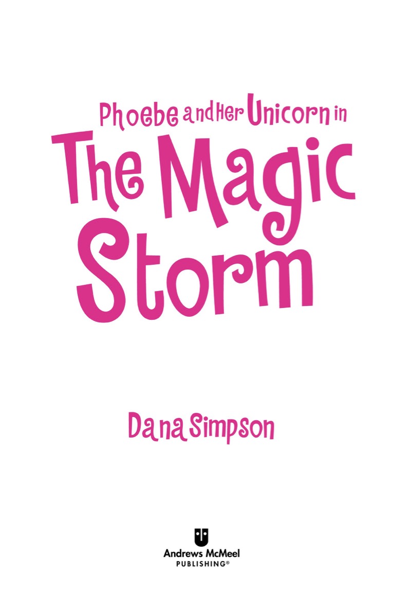 Phoebe and Her Unicorn in the Magic Storm book cover