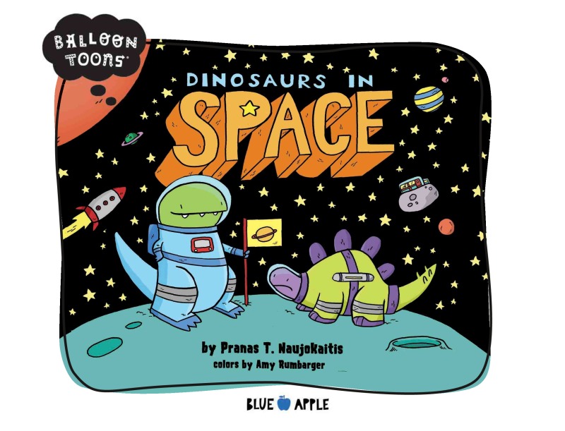 Dinosaurs in Space book cover
