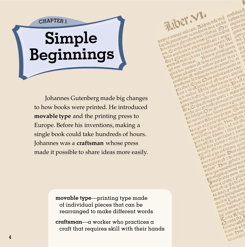 Johannes Gutenberg: Inventor and Craftsman — page 1