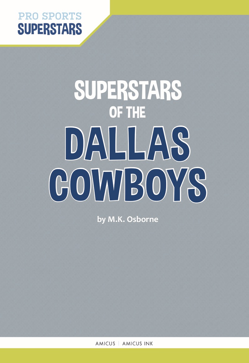 Dallas Cowboys book cover