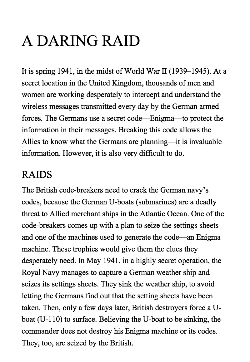 Who Broke the Wartime Codes? — page 1
