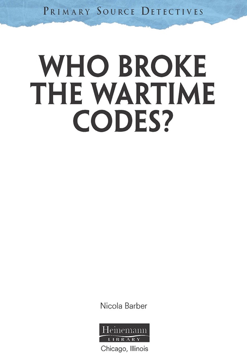 Who Broke the Wartime Codes? book cover