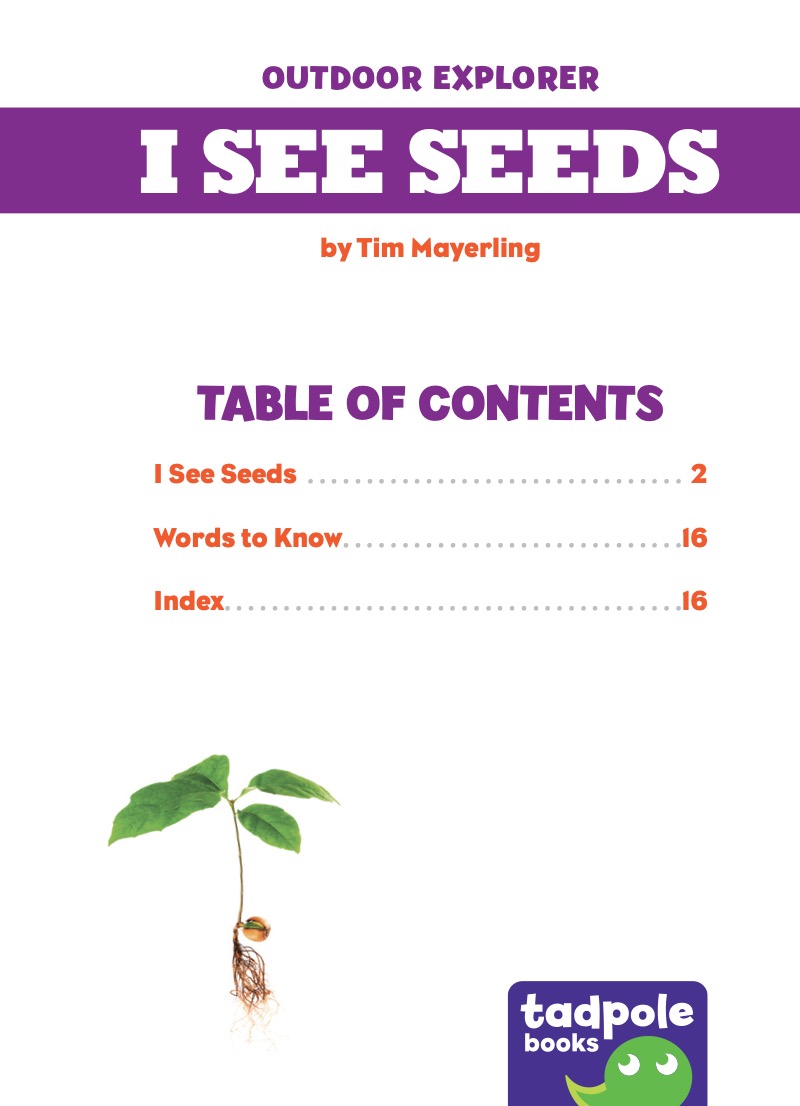 I See Seeds book cover