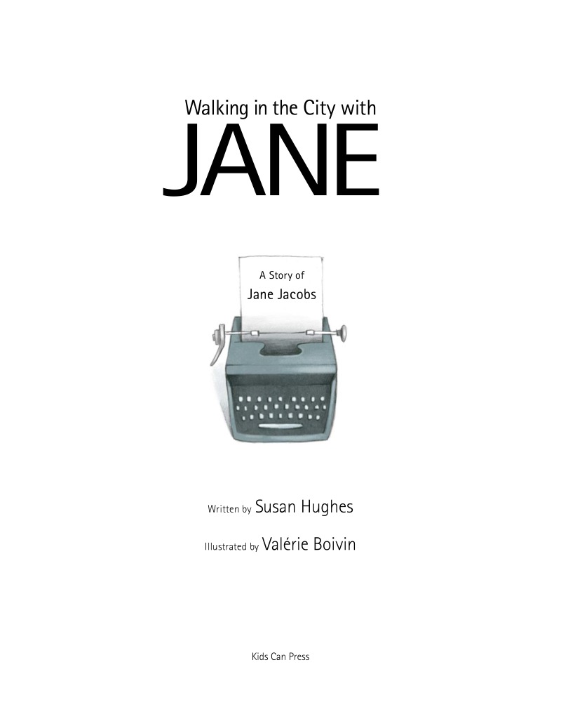 Walking in the City with Jane book cover