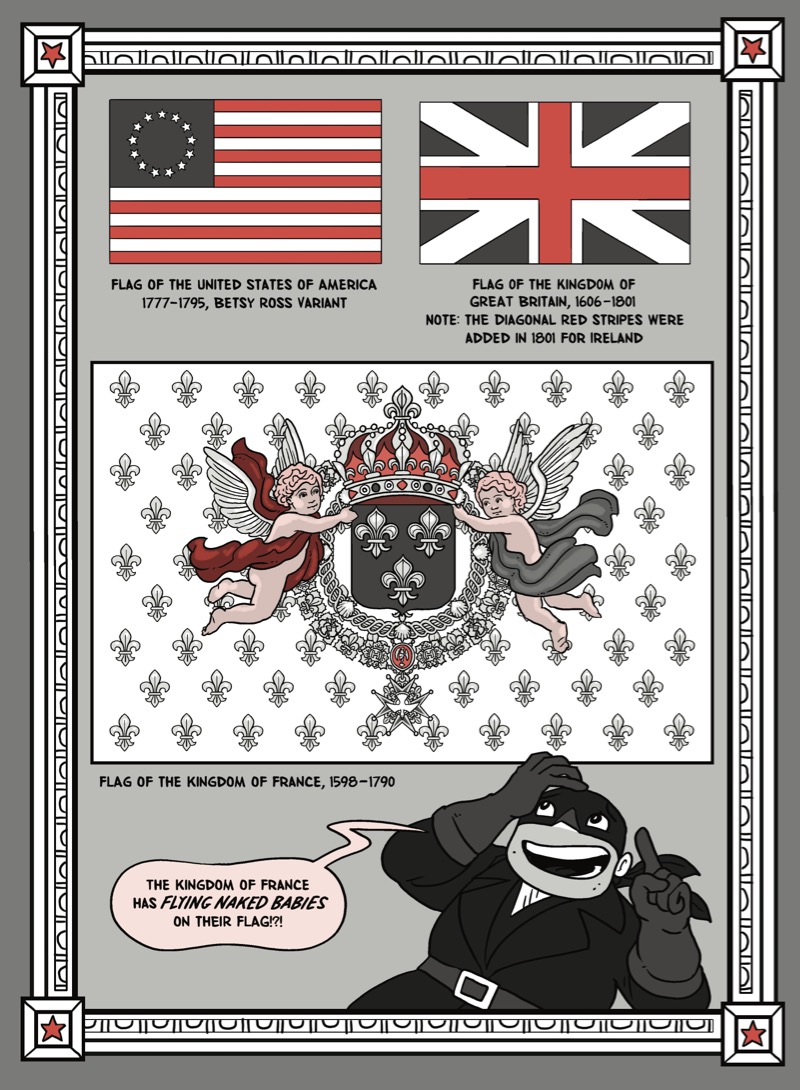 Lafayette! (Nathan Hale's Hazardous Tales #8) — page 1