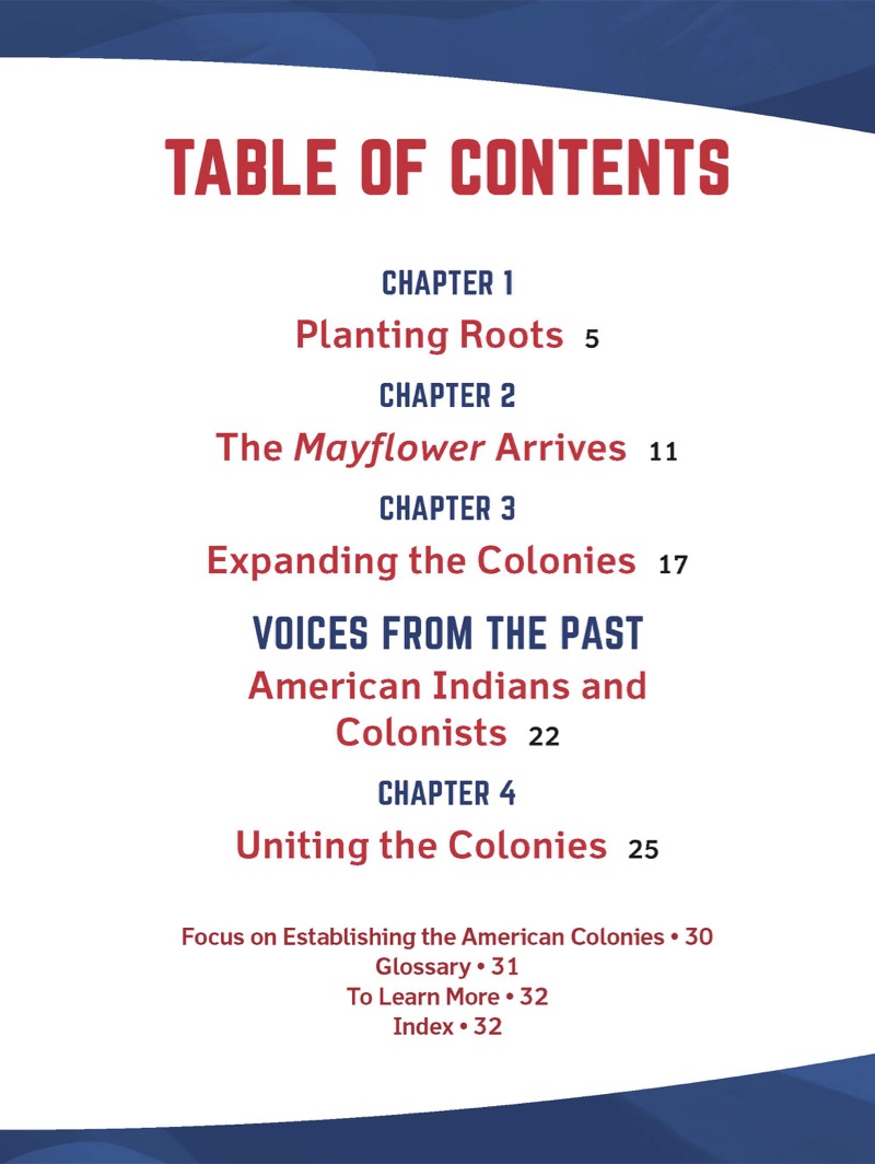 Establishing the American Colonies book cover