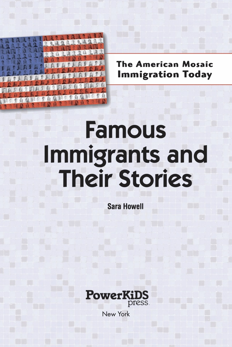 Famous Immigrants and Their Stories book cover