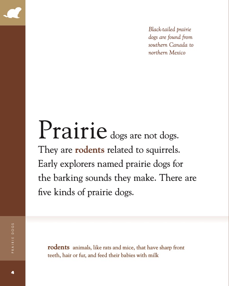 Amazing Animals: Prairie Dogs — page 1