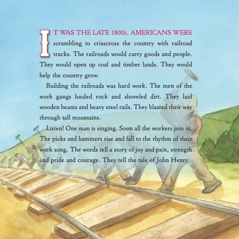 John Henry and the Steel-Driving Man — page 1