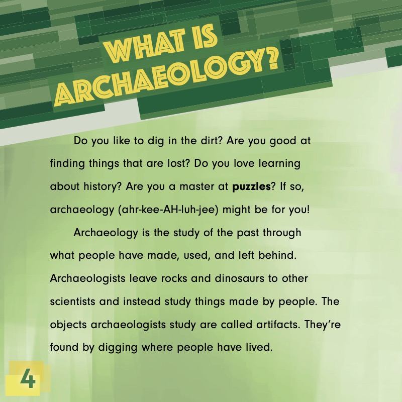 Digging Deep with an Archaeologist — page 1